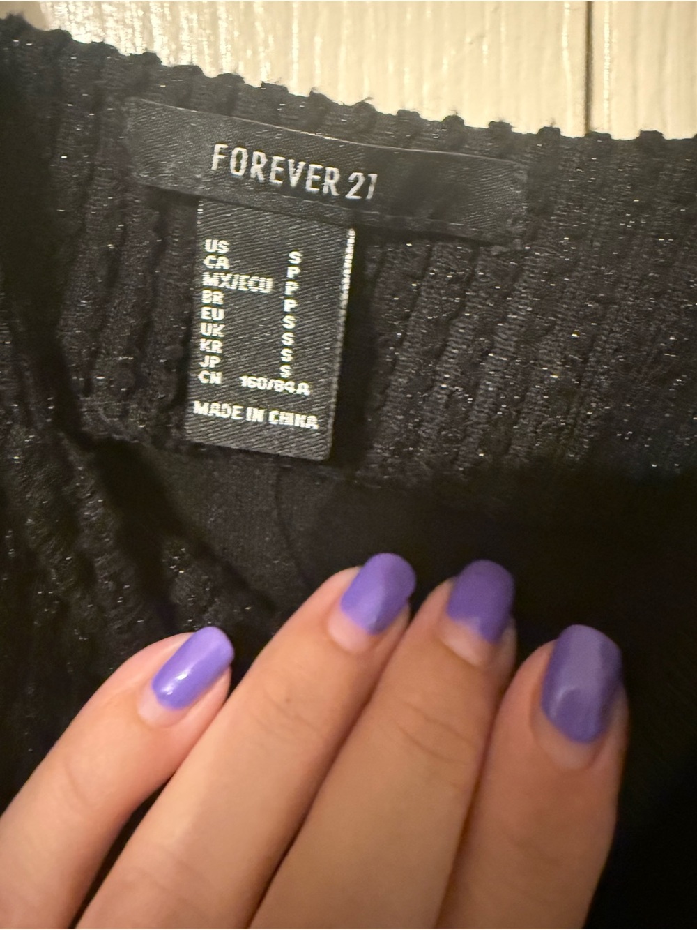 Forever 21 Black Ribbed Square-Neck Mini Dress - Picture 2 of 3
